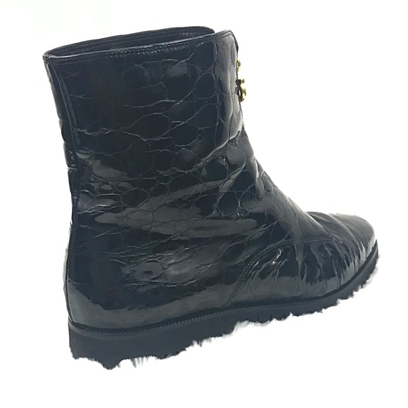 Salvatore Ferragamo Croc Booties - Picture 5 of 8